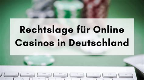 online casinos deutschland rechtslage